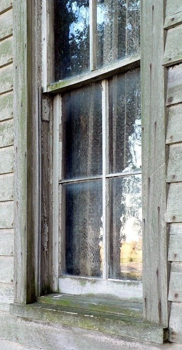 Old Dirty Wooden Window Frame With Dust And Stains Before Professional Window Cleaning Melbourne